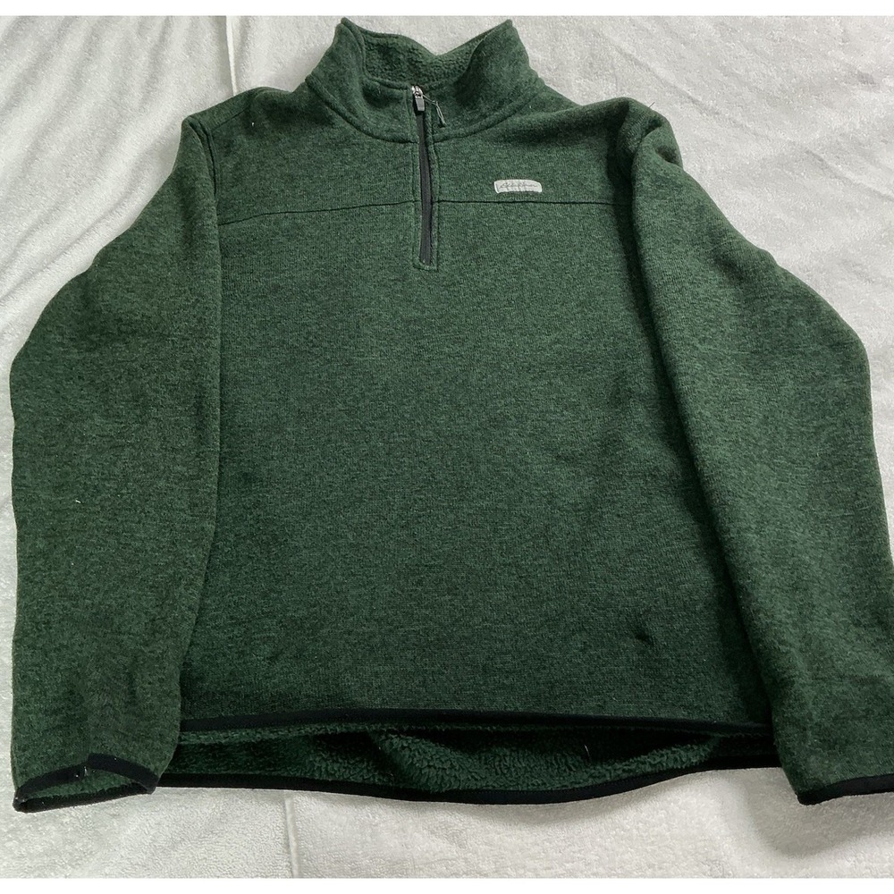 Eddie Bauer Men's Lgr 1/2 zipper long sleeve pullover sweater